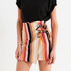 NWT Urban Outfitters ‘70s striped mini skirt